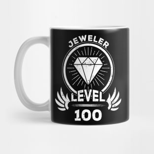 Level 100 Jeweler Gift For Jeweler Mug